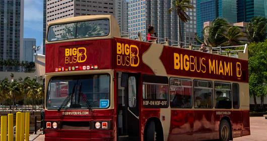 Big Bus Hop-on Hop-off Miami Bus Tour 24hr