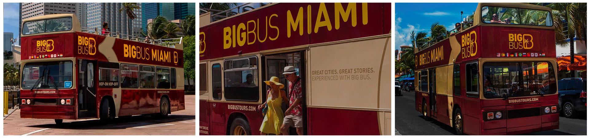Bigbus Hop-on Hop-off Miami Bus Tour 24hr